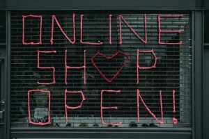 red and white line illustration